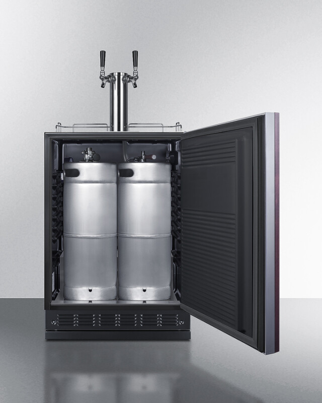 24" Wide Wine Kegerator (Panel Not Included) SBC7BRSIFWK2