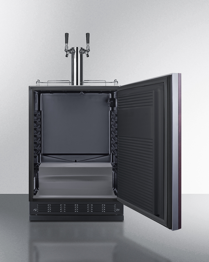 24" Wide Beer Kegerator (Panel Not Included) SBC7BRSIF