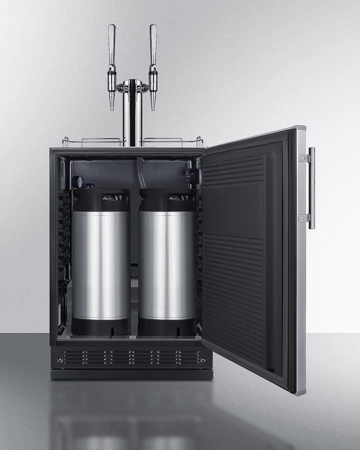 24" Wide Nitro Coffee Kegerator SBC7BRSNCF2