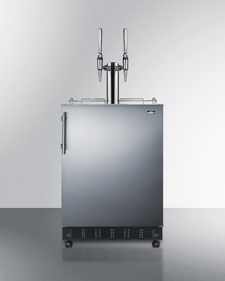 24" Wide Nitro Coffee Kegerator SBC7BRSNCF2