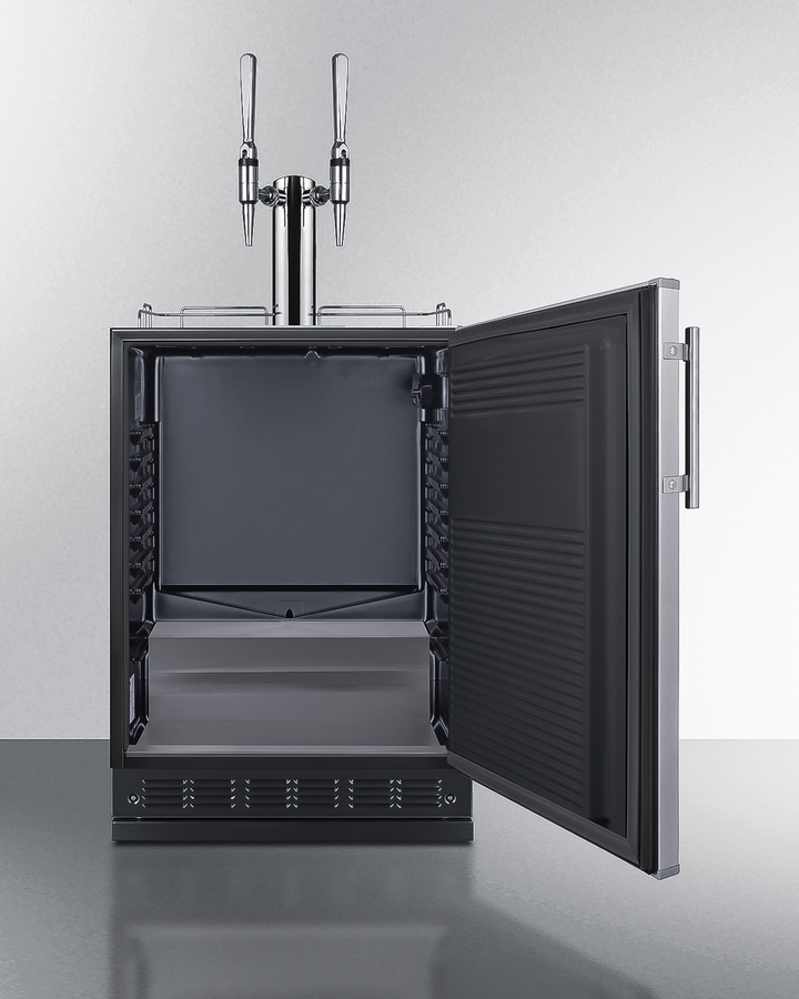 24" Wide Nitro Coffee Kegerator SBC7BRSNCF2