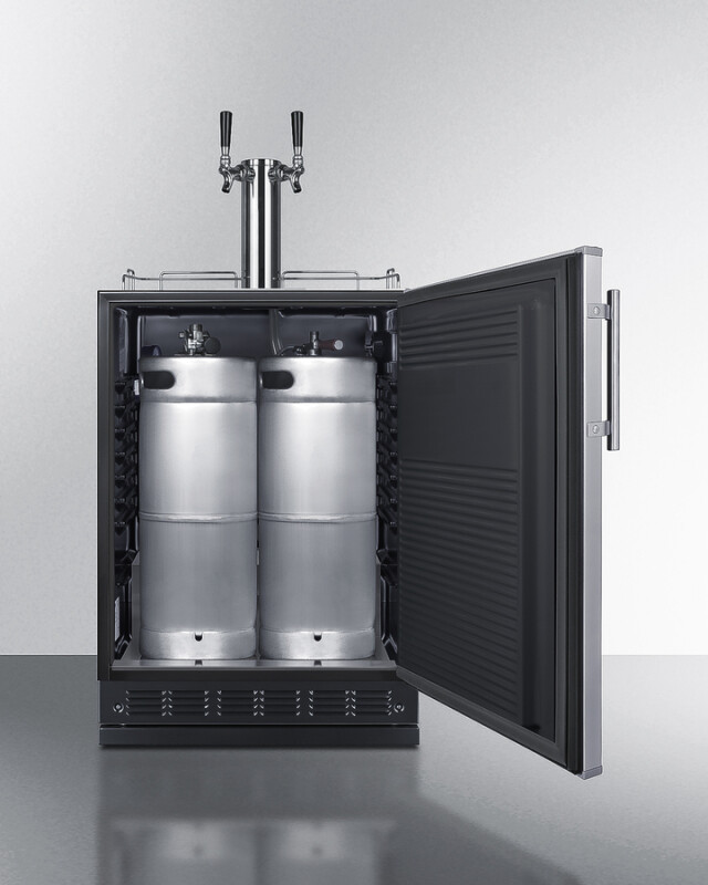 24" Wide Wine Kegerator SBC7BRSWK2