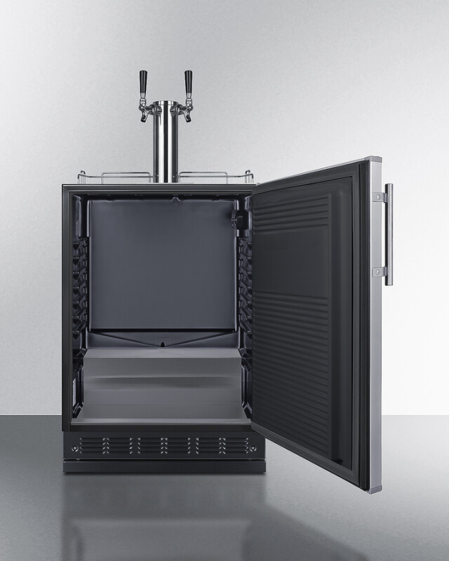 24" Wide Wine Kegerator SBC7BRSWK2