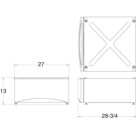 Pedestal SBSD137HGG