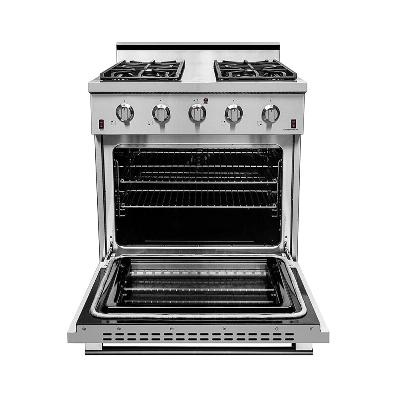 SC Ranges- 6 German Sealed Burner Gas Range with Convection Fan, 36 inch SC3601