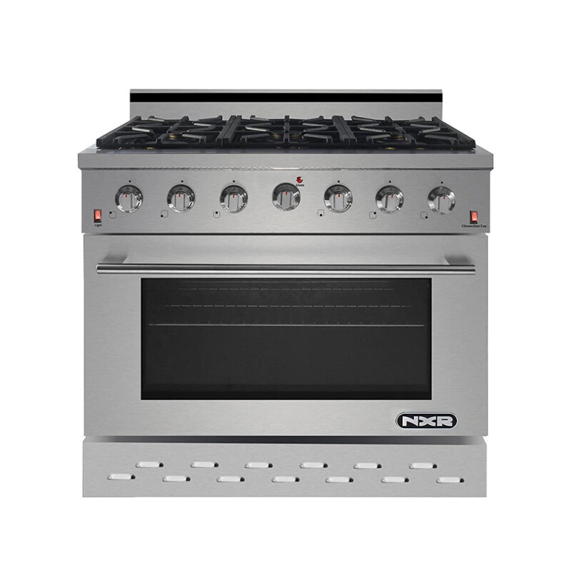 SC Ranges- 6 German Sealed Burner Gas Range with Convection Fan, 36 inch SC3601