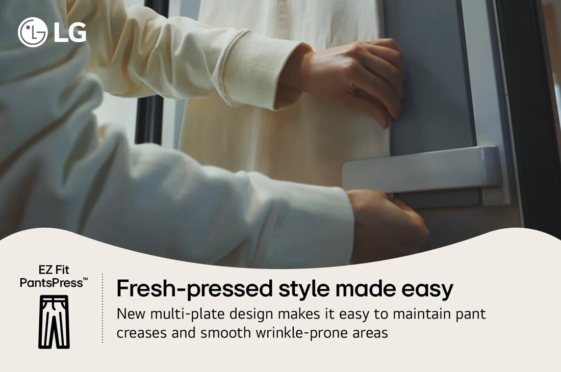 LG Styler® Smart Steam Closet with Dual TrueSteam® Technology and Dynamic MovingHanger™ view 7