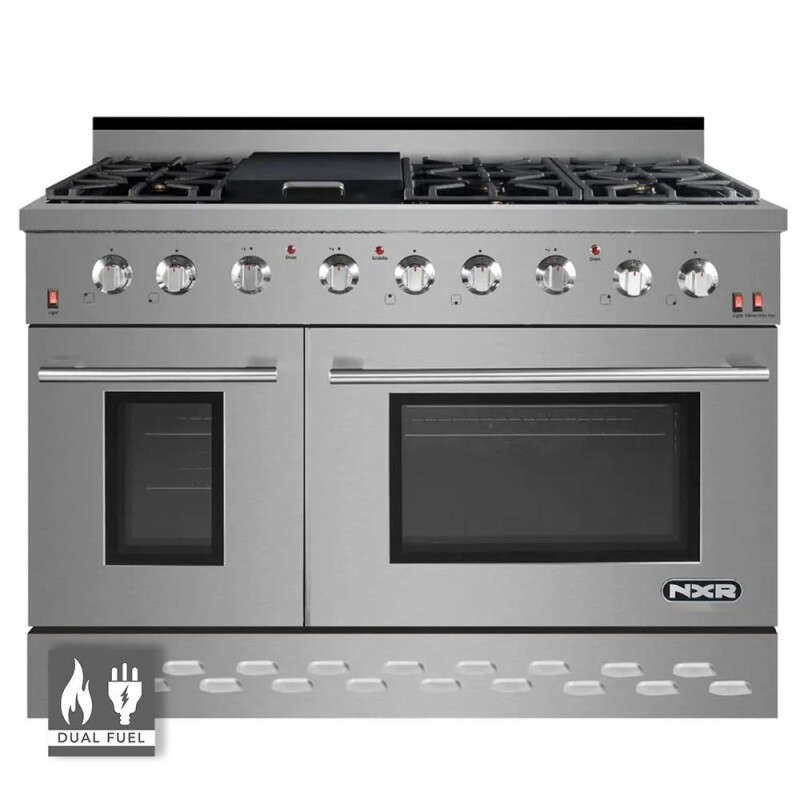 SC Dual Fuel Range Series- Professional Style Dual Fuel Gas Range with 6 German Sealed Burner and Convection Fan, 36 inch SCD3611