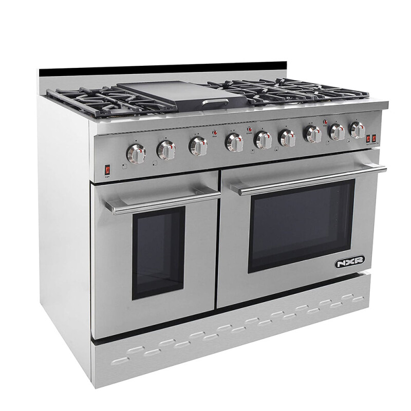 SC Dual Fuel Range Series- Professional Style Dual Fuel Gas Range with 6 German Sealed Burner and Convection Fan, 36 inch SCD3611