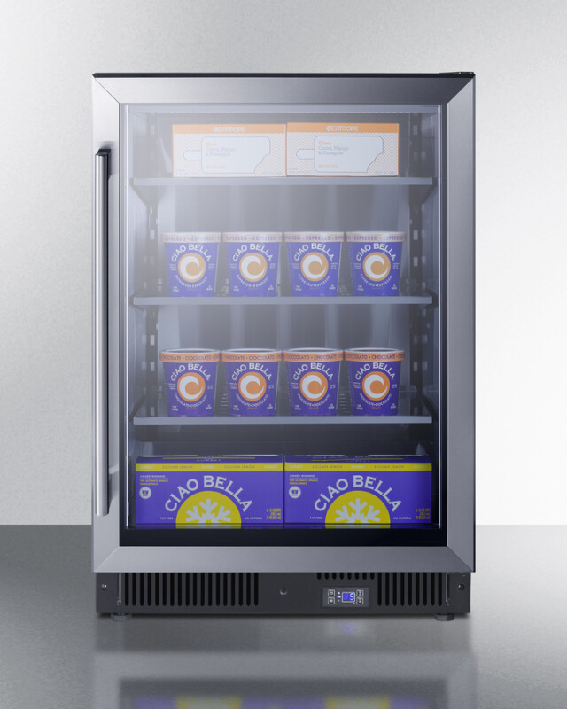 24" Wide Commercial Display Freezer SCF475