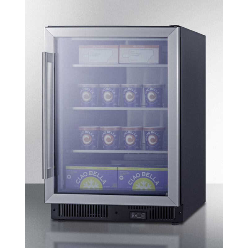 24" Wide Commercial Display Freezer SCF475