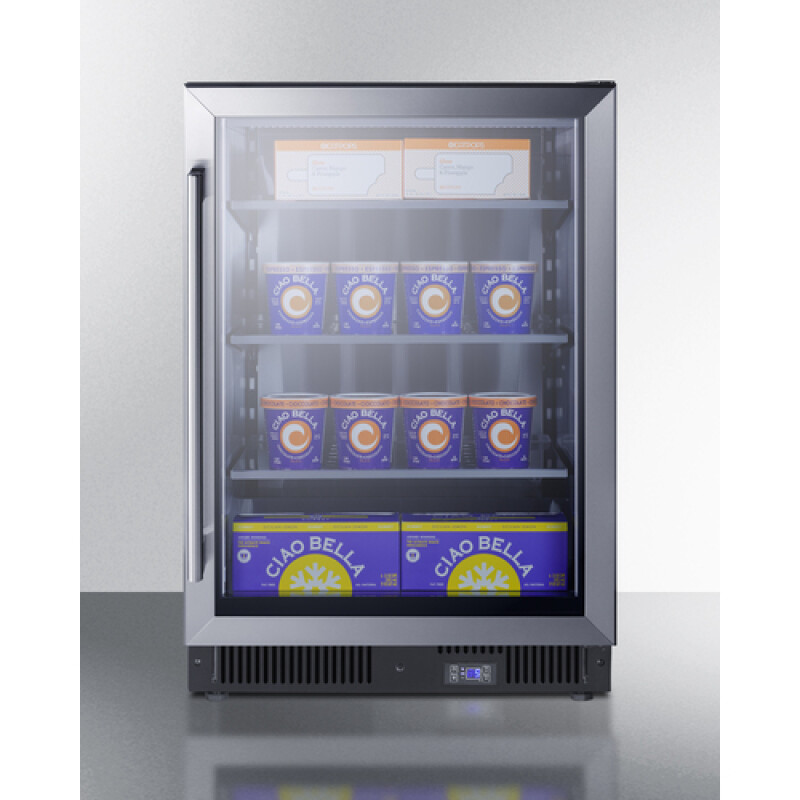 24" Wide Commercial Display Freezer SCF475