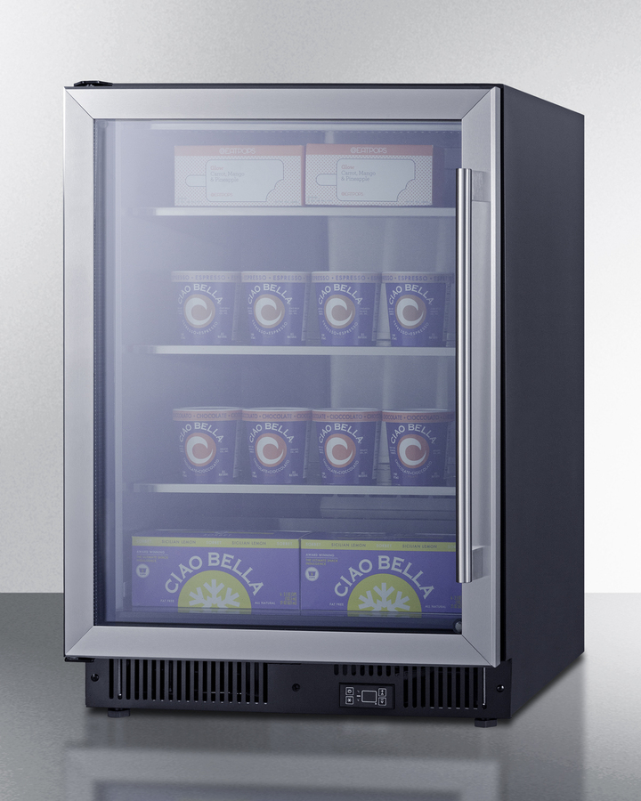 24" Wide Commercial Display Freezer view 2