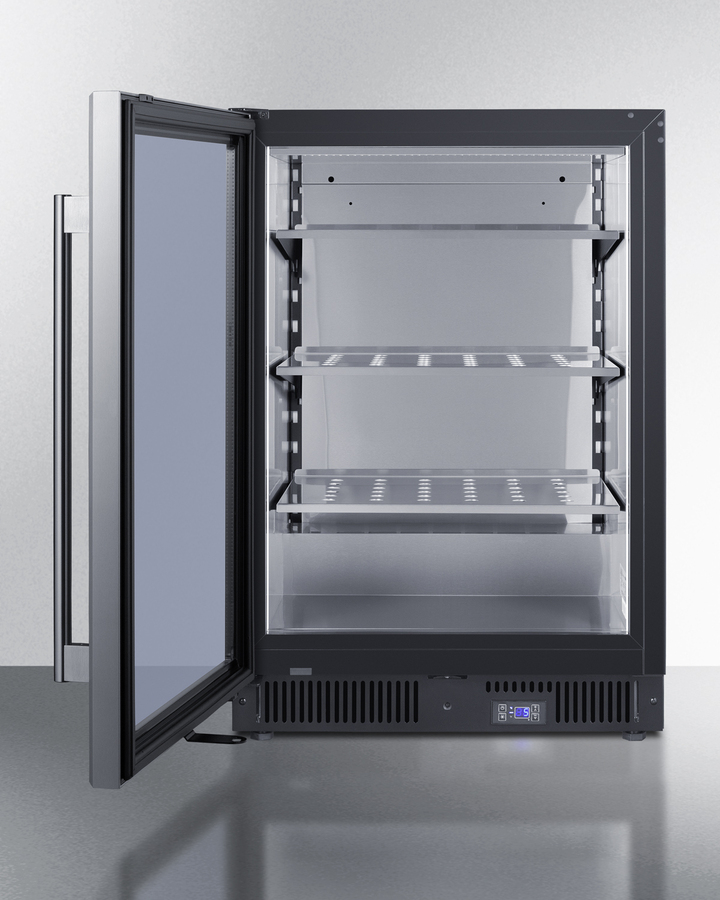 24" Wide Commercial Display Freezer view 3
