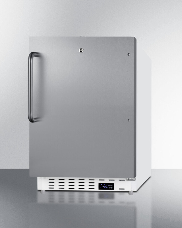 20" Wide Built-In Commercial All-Freezer, ADA Compliant SCF505SSTBADA
