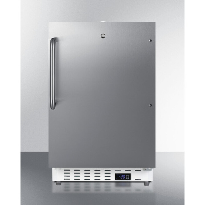 20" Wide Built-In Commercial All-Freezer, ADA Compliant SCF505SSTBADA