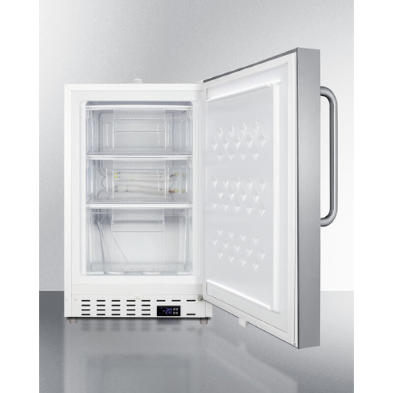20" Wide Built-In Commercial All-Freezer, ADA Compliant SCF505SSTBADA