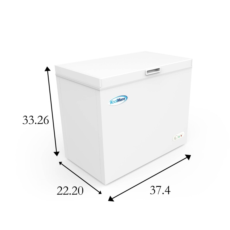 37 in. Commercial Chest Freezer 7 cu ft SCF7C