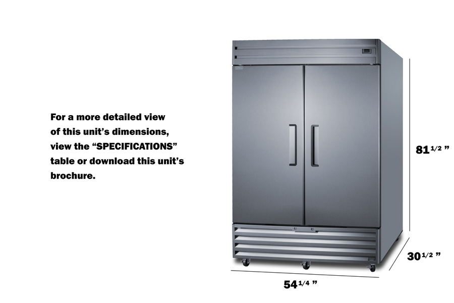 39 Cu.Ft. Reach-In Freezer SCFF436