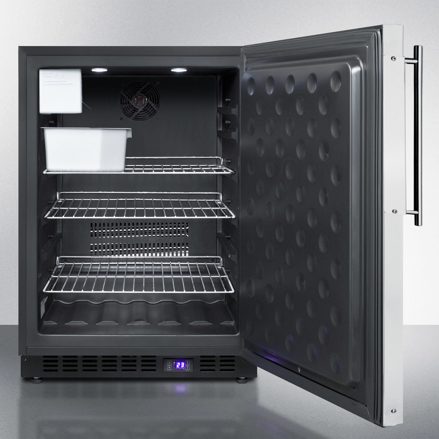 24" Wide Built-In All-Freezer With Icemaker SCFF53BFRIM
