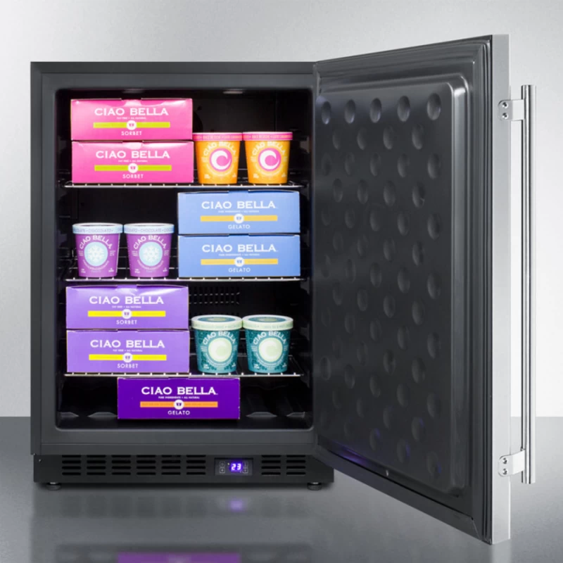 24" Wide Built-In All-Freezer view 2