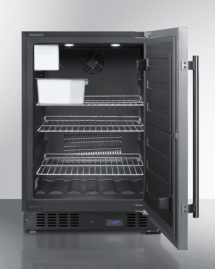 24" Wide Built-In All-Freezer With Icemaker view 5