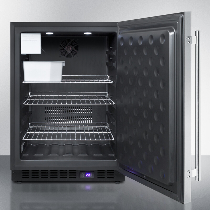 24" Wide Built-In All-Freezer With Icemaker view 2