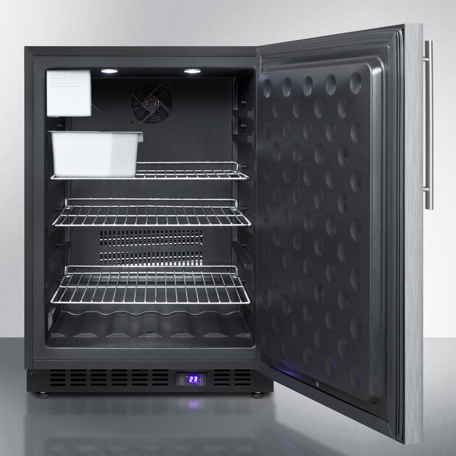 24" Wide Built-In All-Freezer With Icemaker SCFF53BXCSSHVIM