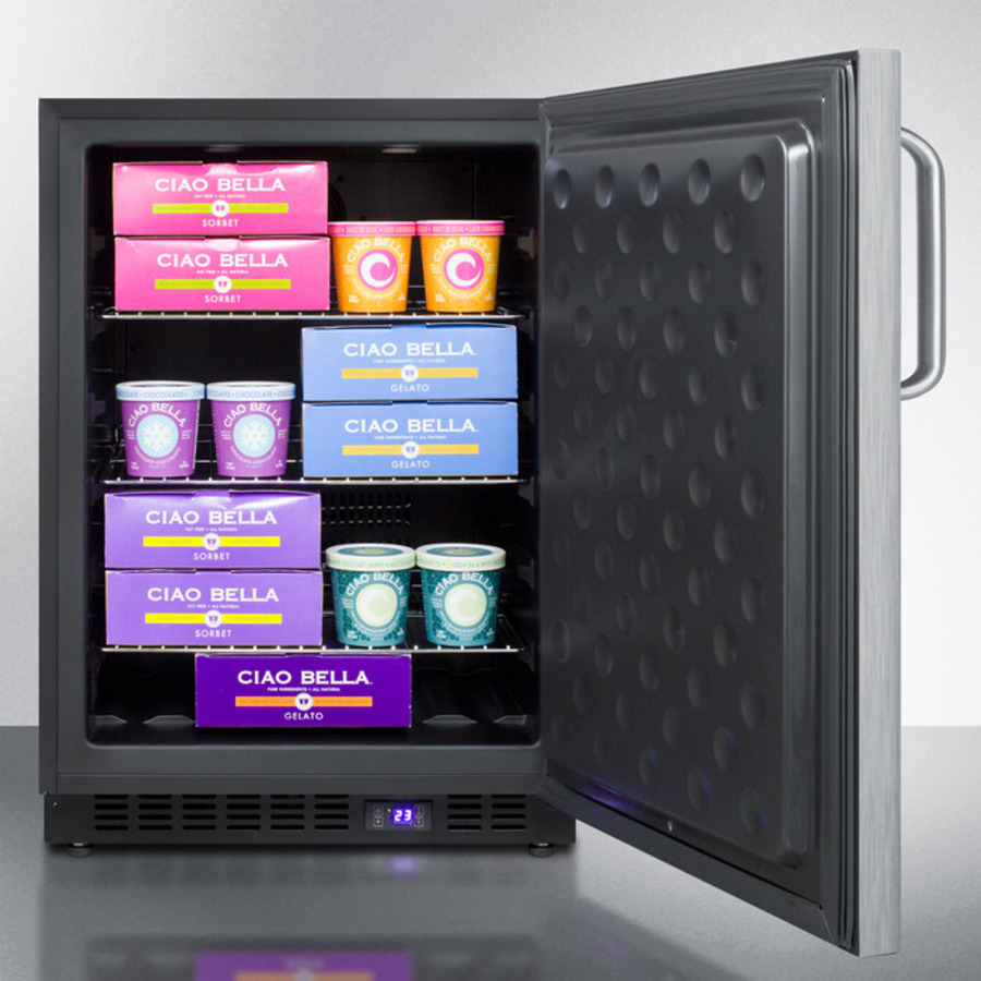 24" Wide Built-In All-Freezer SCFF53BXCSSTB