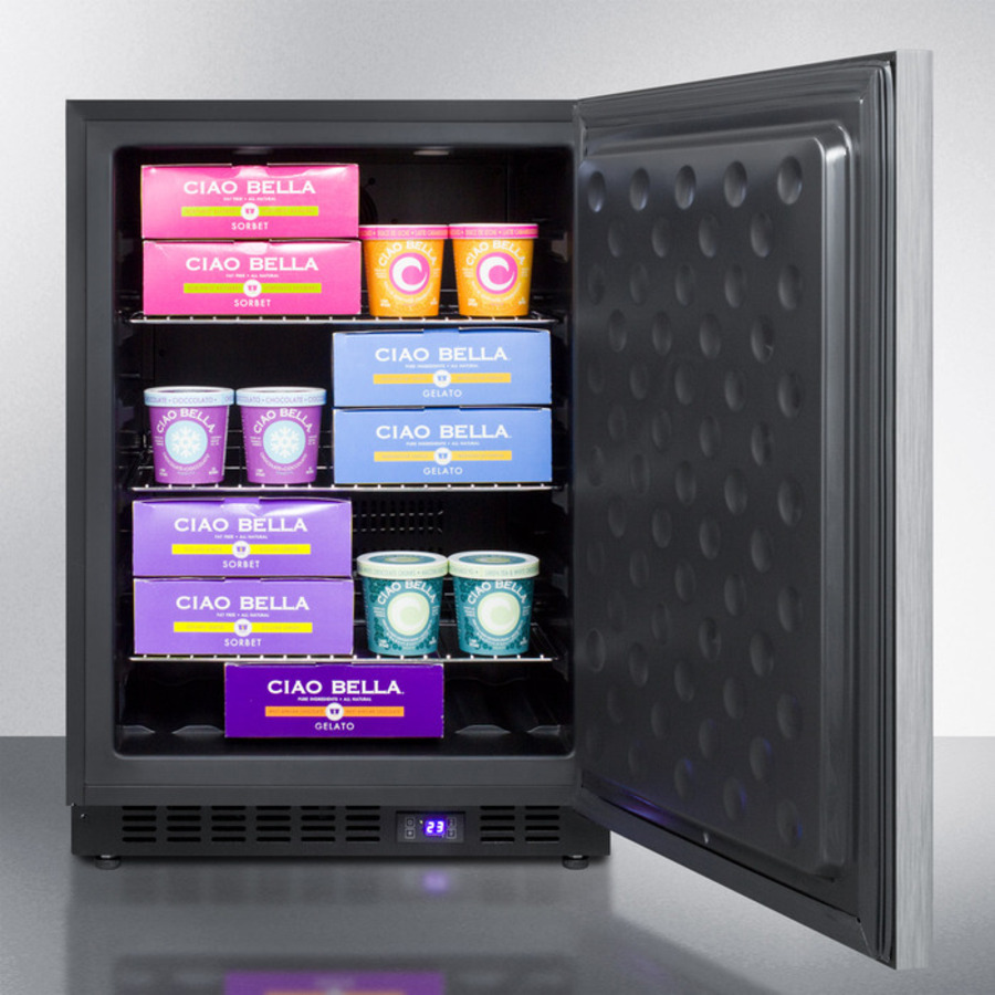 24" Wide Built-In All-Freezer SCFF53BXSSHH