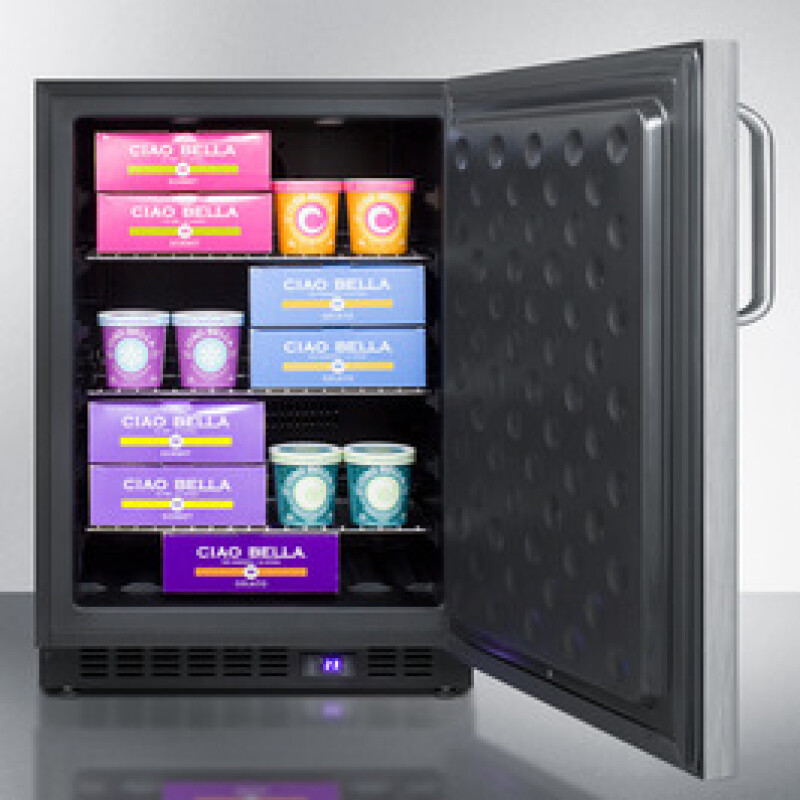 24" Wide Built-In All-Freezer SCFF53BXSSTB