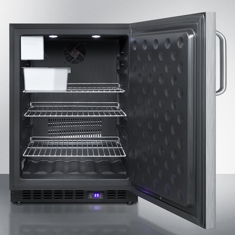 24" Wide Built-In All-Freezer With Icemaker SCFF53BXSSTBIM