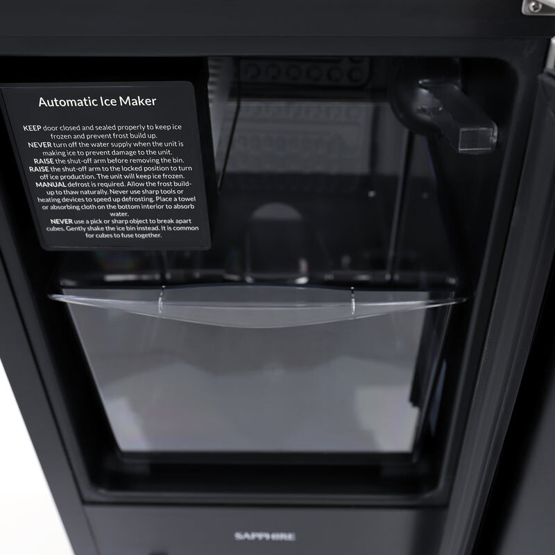 Series 3 15" Indoor/Outdoor Premium Crescent Cube Ice Maker SCIM153SS