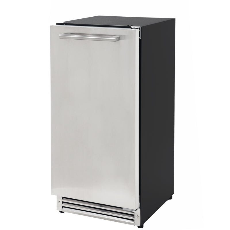 Series 3 15" Indoor/Outdoor Premium Crescent Cube Ice Maker SCIM153SS