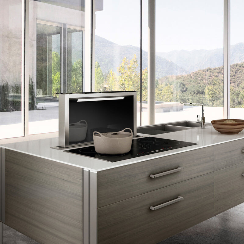Scirocco Lux 30" Downdraft Range Hood SCLX3015BKNBB