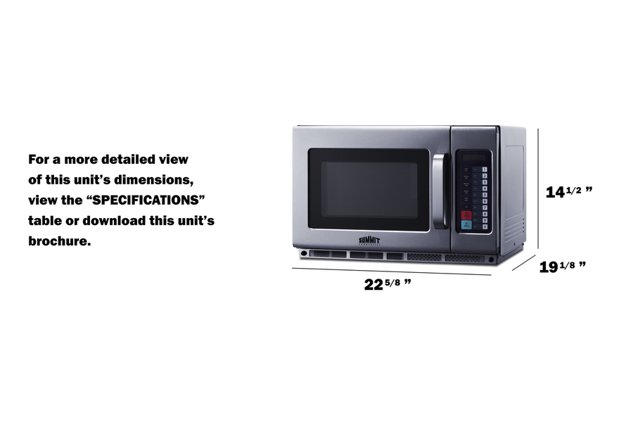 23" Wide Countertop Microwave SCM2100M2