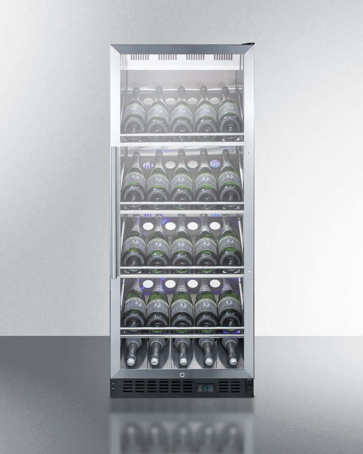 24" Wide Single Zone Commercial Wine Cellar SCR1156CHCSS