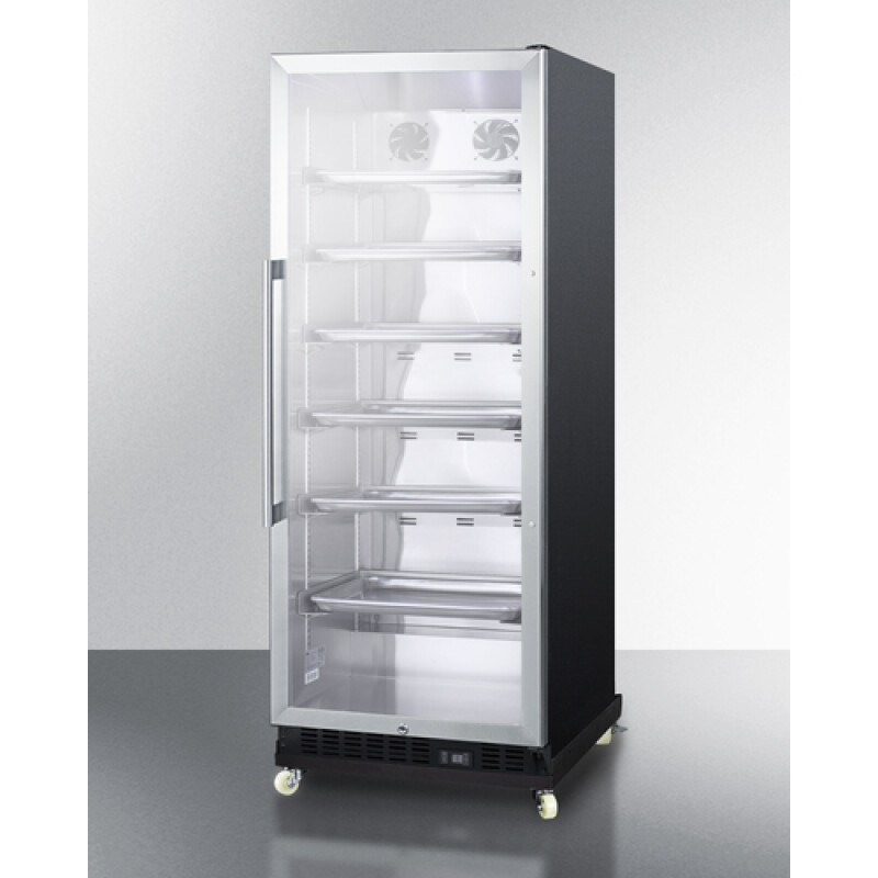 24" Wide Mini Reach-In Beverage Center with Dolly SCR1156RI