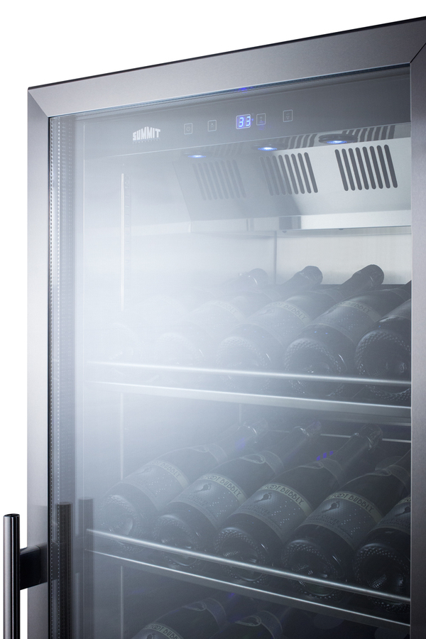 24" Wide Single Zone Commercial Wine Cellar SCR1401CHCSS