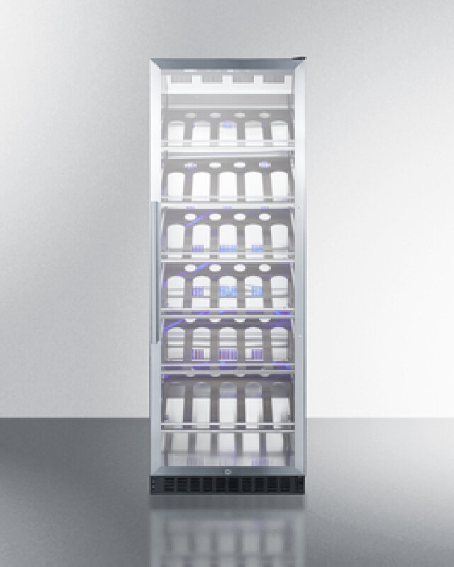 24" Wide Single Zone Commercial Wine Cellar SCR1401CHCSS