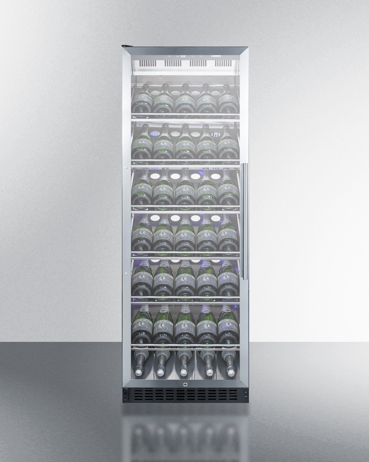 24" Wide Single Zone Commercial Wine Cellar SCR1401LHCHCSS