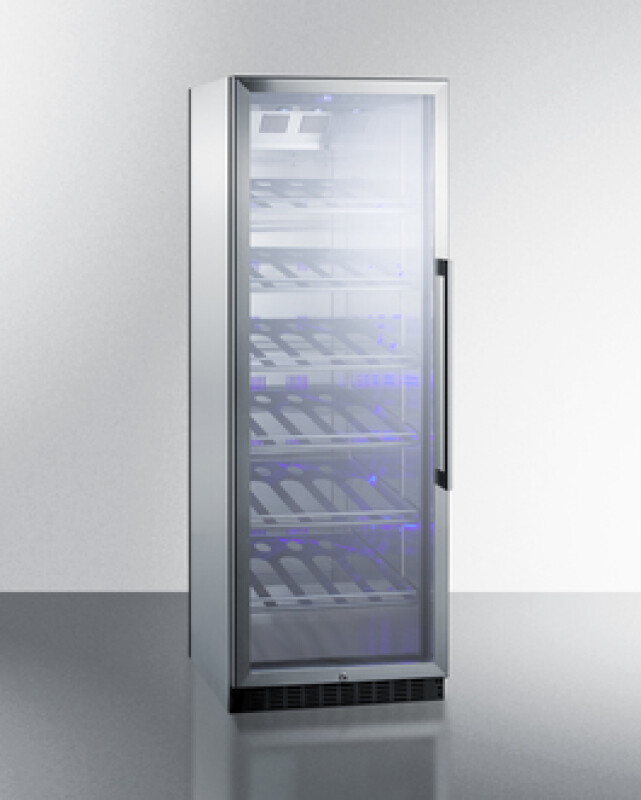 24" Wide Single Zone Commercial Wine Cellar SCR1401LHCHCSS