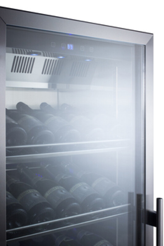 24" Wide Single Zone Commercial Wine Cellar SCR1401LHCHCSS