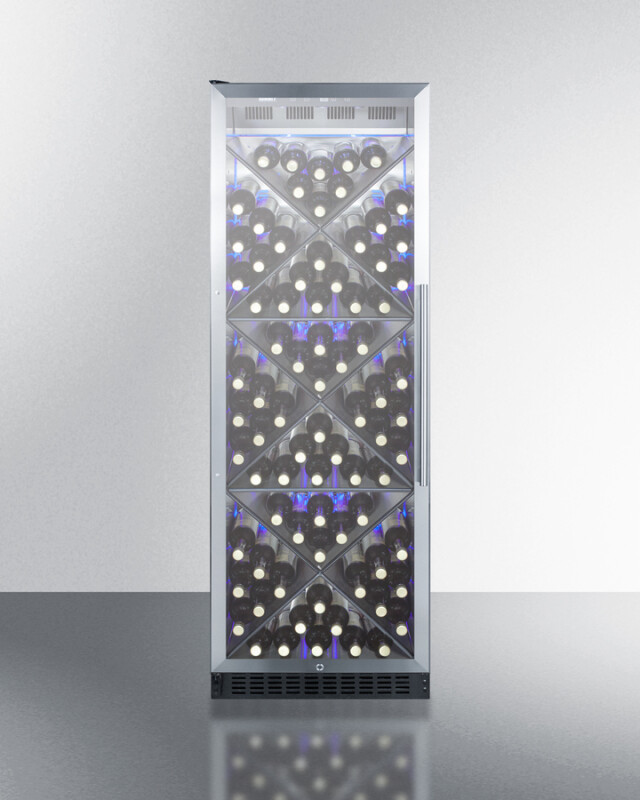 24" Wide Single Zone Commercial Wine Cellar SCR1401LHXCSS