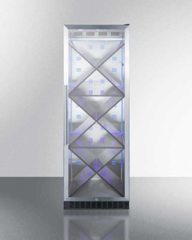 24" Wide Single Zone Commercial Wine Cellar SCR1401XCSS