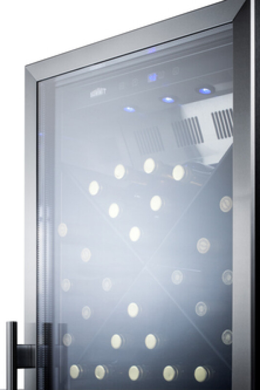 24" Wide Single Zone Commercial Wine Cellar SCR1401XCSS