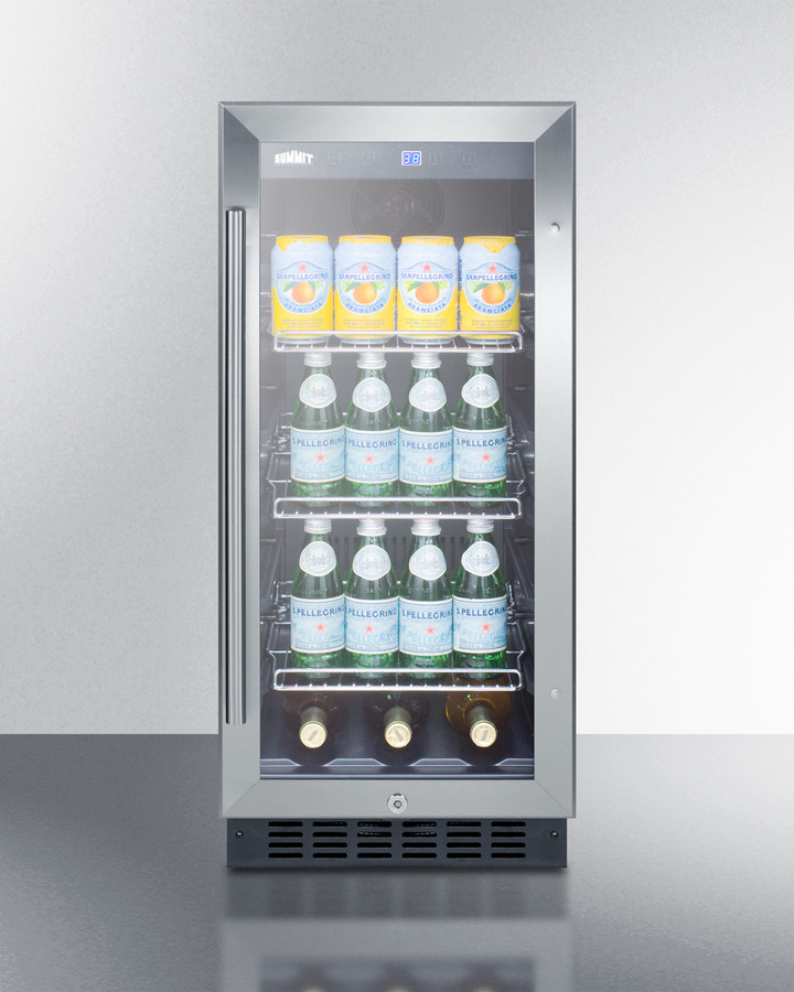15" Wide Built-In Beverage Center SCR1536BGCSS