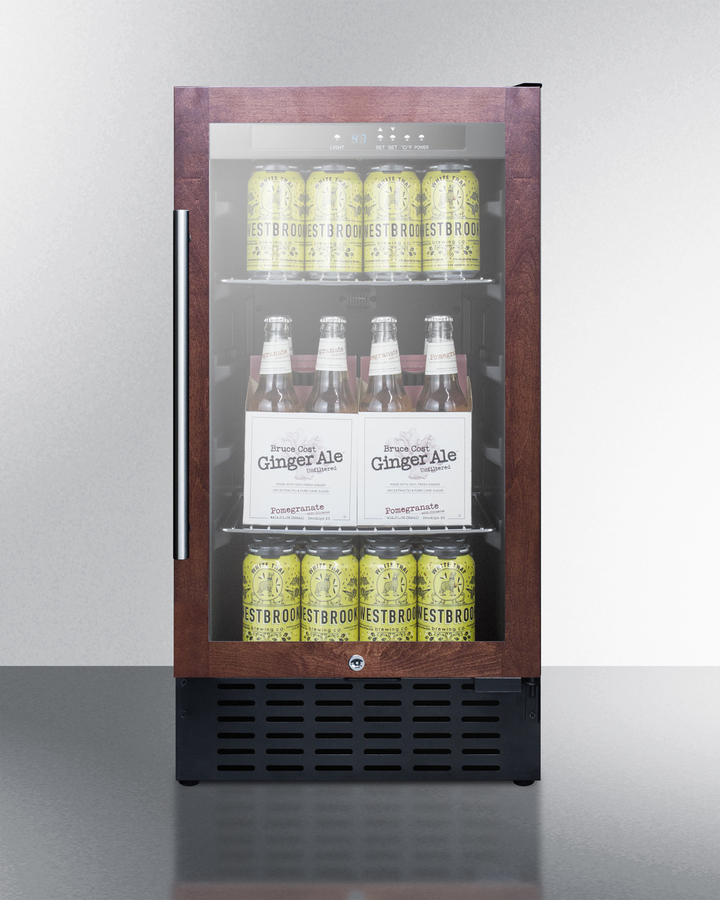 18" Wide Built-In Beverage Center (Panel Not Included) view 3