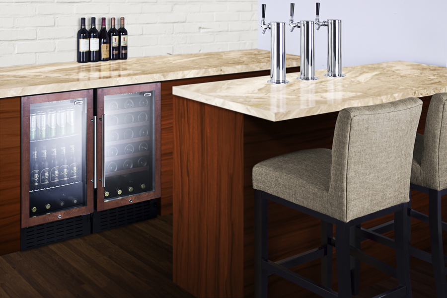 18" Wide Built-In Beverage Center (Panel Not Included) view 8