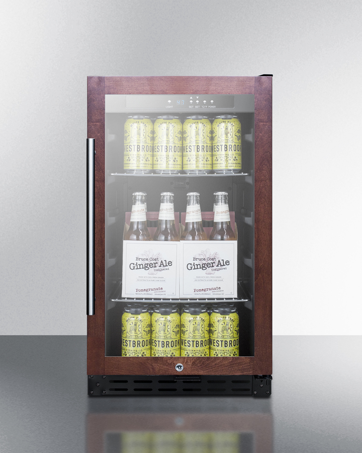 18" Wide Built-In Beverage Center, ADA Compliant (Panel Not Included) SCR1841BPNRADA